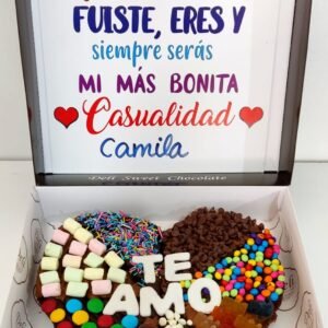 Brownie Corazón con Frase