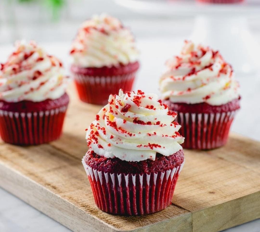 Caja con 1 Cupcake Red Velvet con Frosting