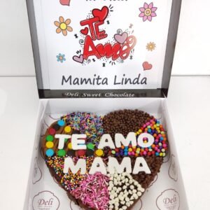 Brownie Corazon con Frase