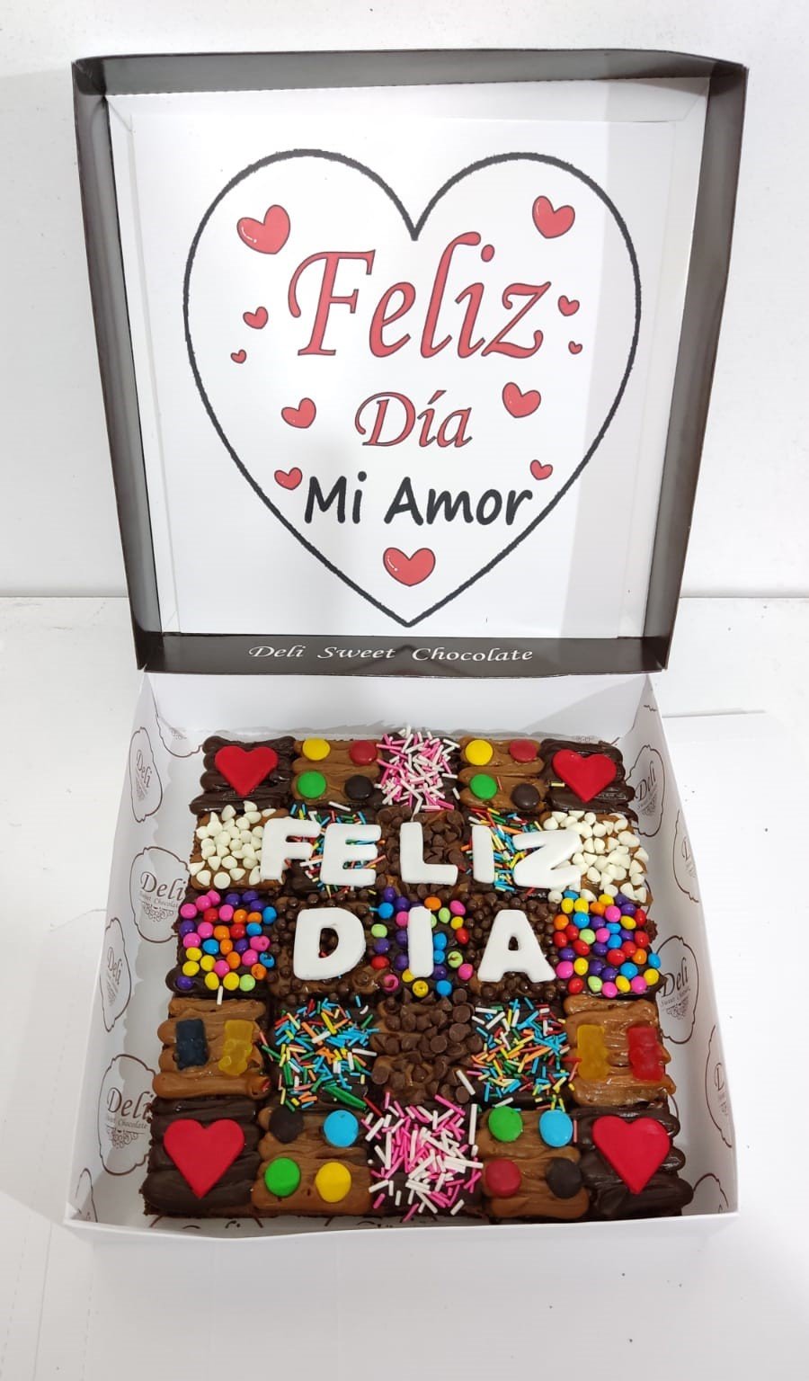 Brownie Cuadrado con Frase