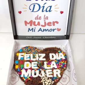 Brownie Corazon con Frase