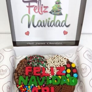 Brownie Corazon con Frase