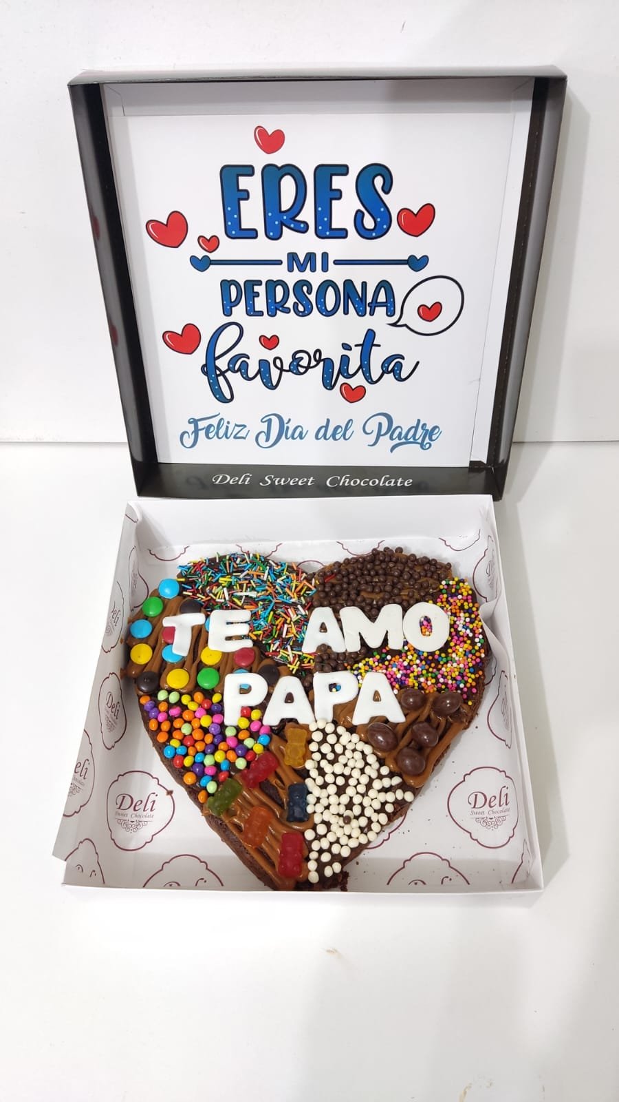 Brownie Corazon con Frase - Image 2