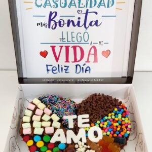 Brownie Corazon con Frase